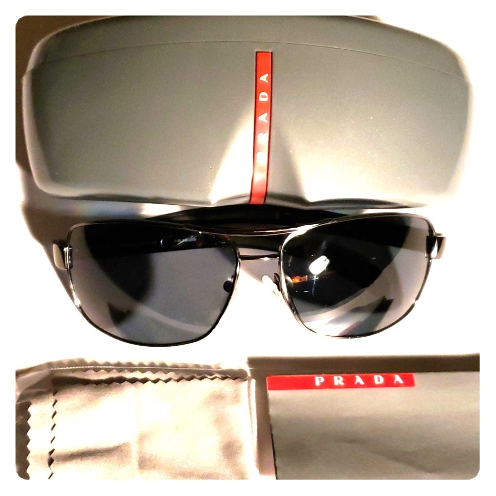 Authentic‼️Please Send To Poshmark  Authentic Mens Prada Aviator Shades